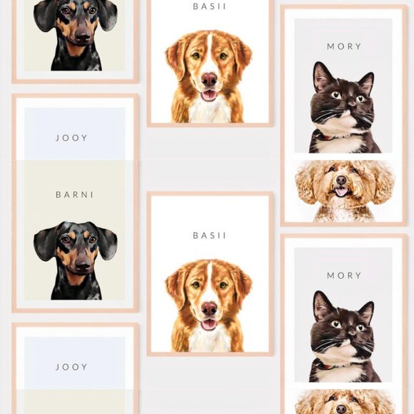 Custom Pet Portraits –Watercolour Pet Painting, Digital Painted from Photo GIFT - Picture 5 of 12